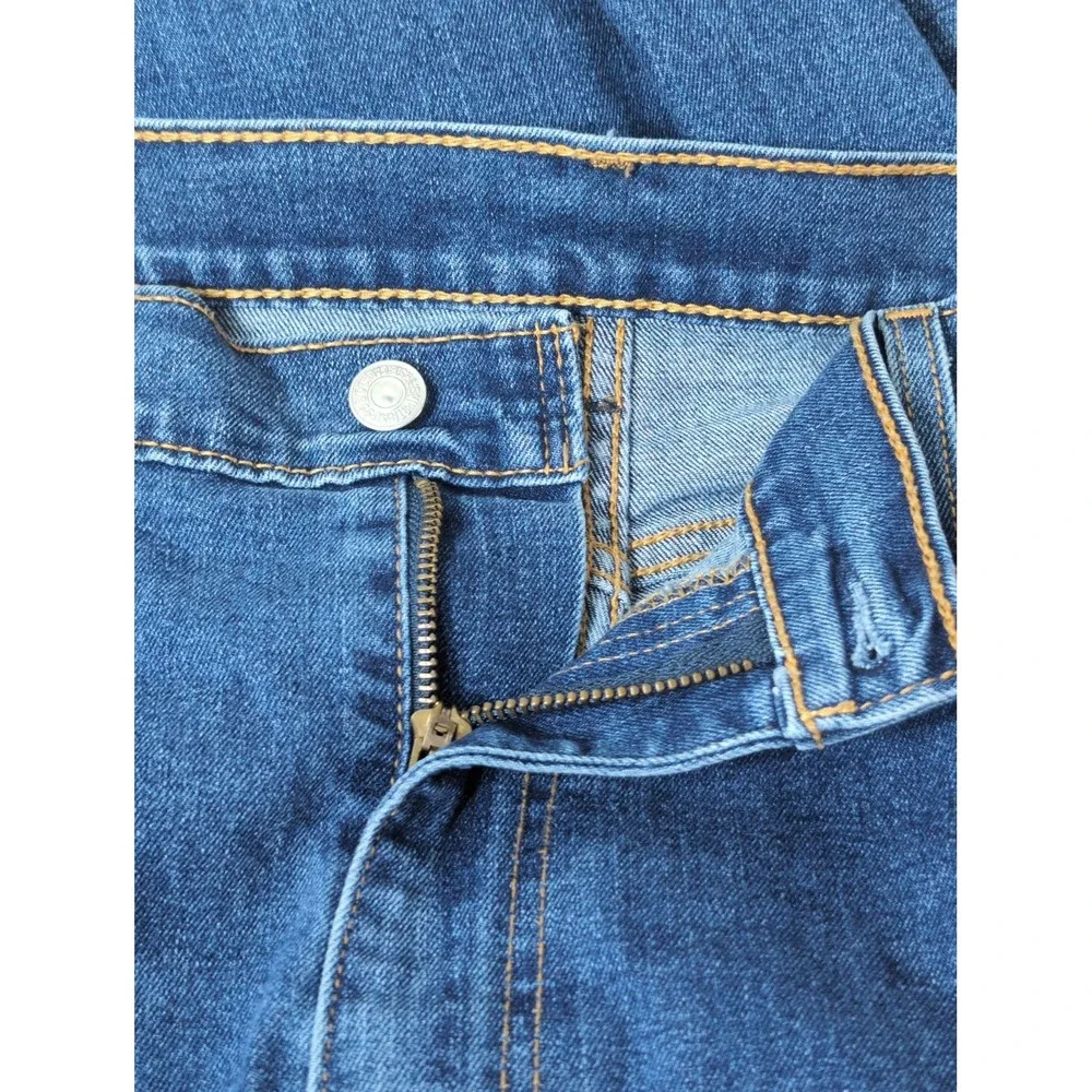 Levi's 514 Men's 42 X 30 Dark Stretch Western Jeans Cowboy Straight Stretch